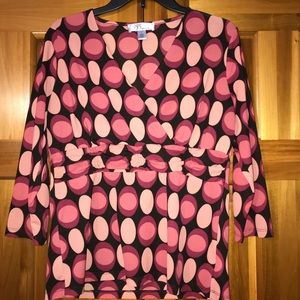 Nine & Co 3/4 length sleeve top